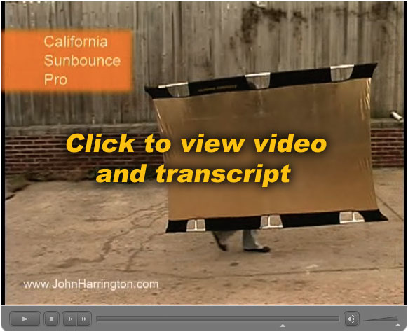 California sunbounce photo equipment